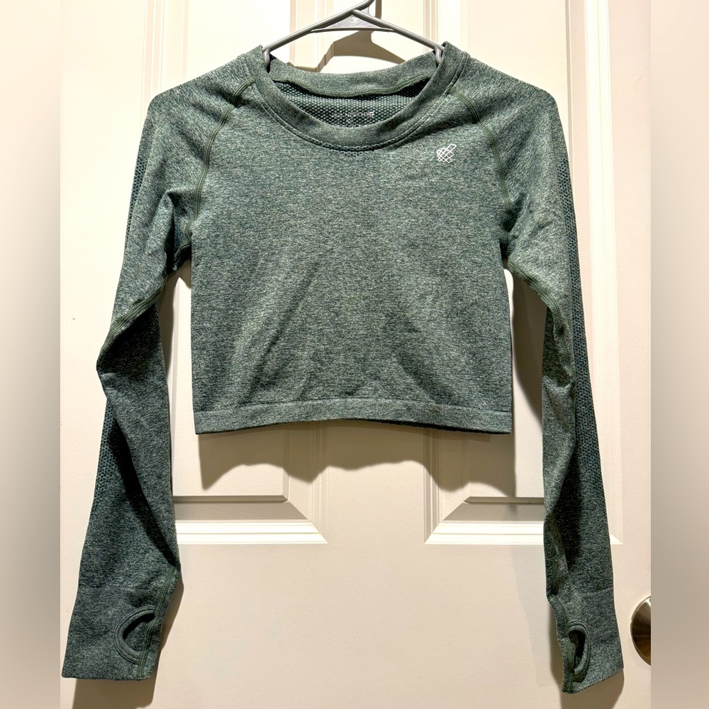 Jed North Seamless Long Sleeve Crop Top